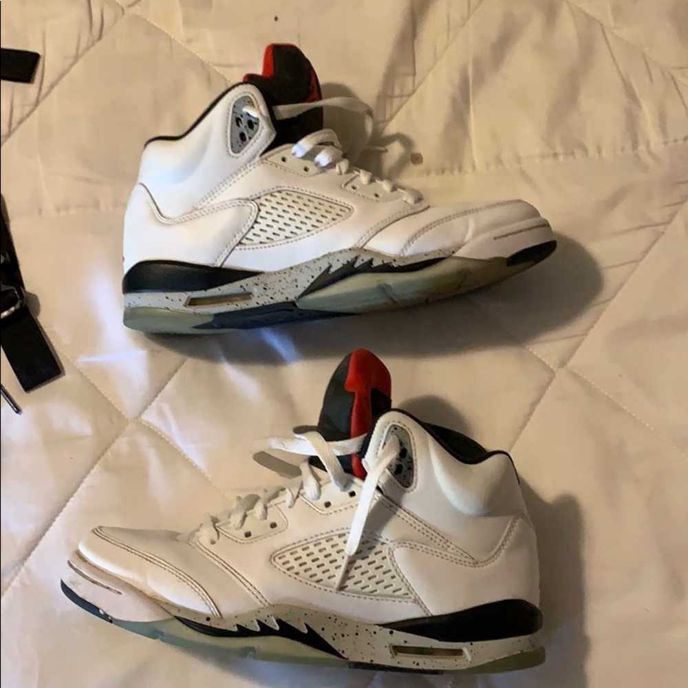 Jordan 5 white cement